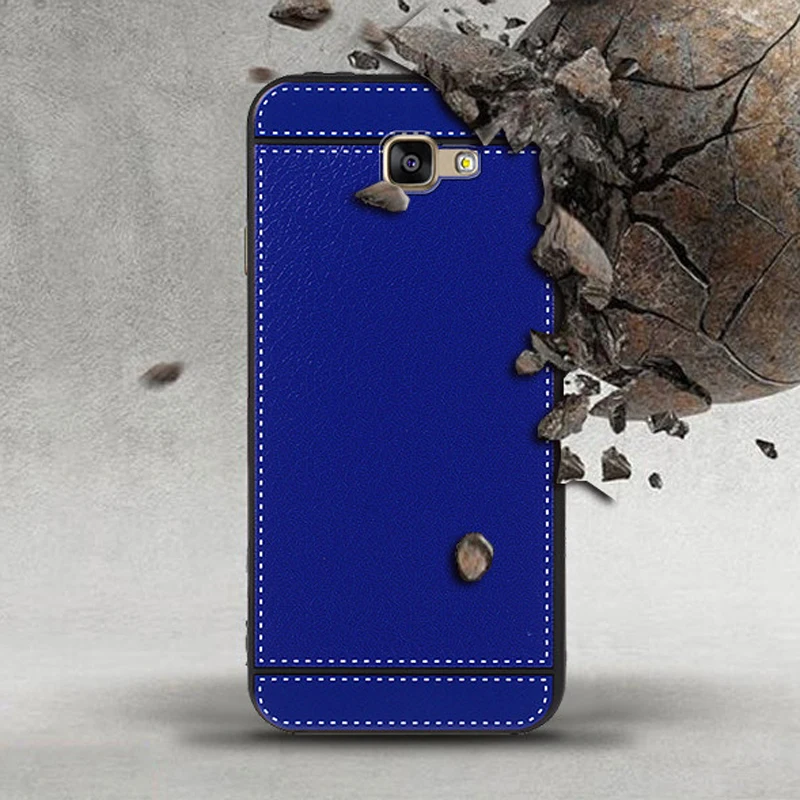 Capa for Samsung galaxy A5 2016 Case leather A510F 5.2&quot Soft Black silicone Funda A7 A710F Luxury | Мобильные телефоны и