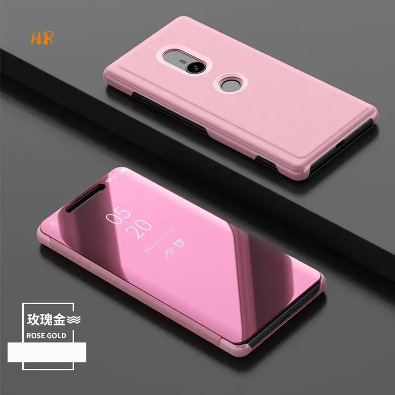 Mirror Smart View Flip Case For Sony Xperia XZ3 Clear HD Screen Full Cover On XZ4 Anti-knock Phone Back Cases |