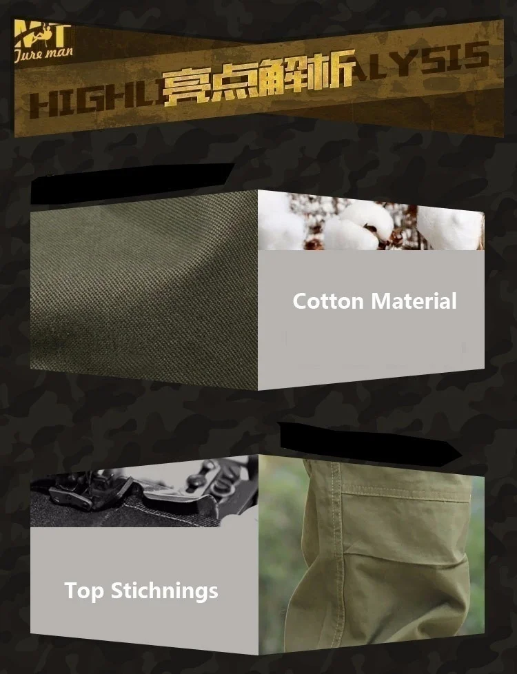 Джинсы Airborne, повседневные, тренировочные, хлопковые, дышащие, мульти карманы, военные, армейские, камуфляжные, брюки карго, брюки для мужчин, 28-38