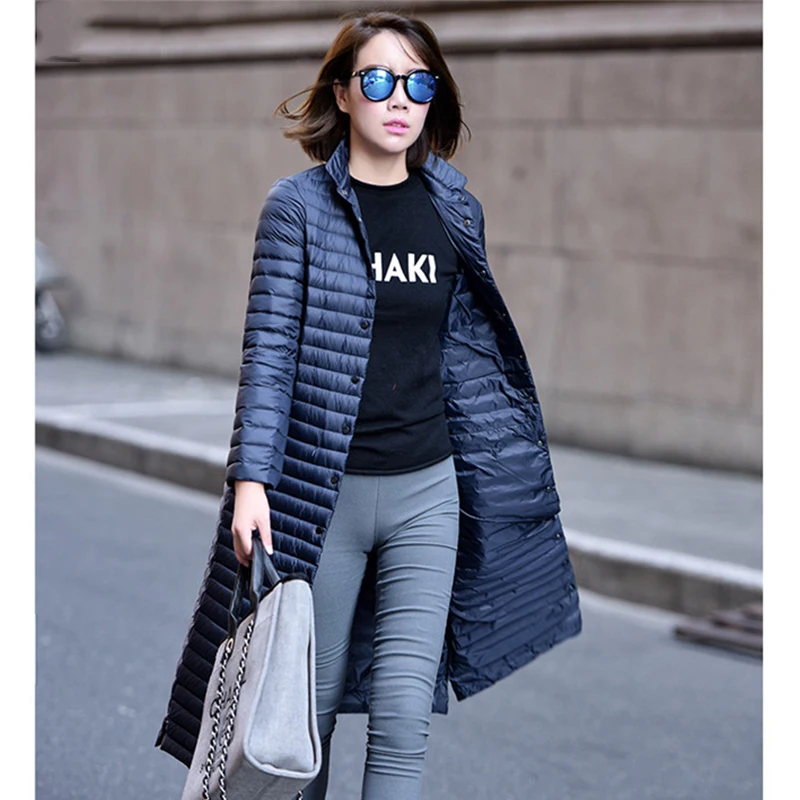 Женский пуховик длинная парка с воротником стойкой 2019|ladies parka|down parkaparka down |