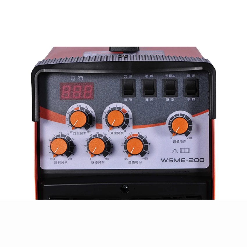 

High Quality WSME-200 AC/DC TIG/MMA Square Wave Pulse Inverter Welder 220-240V