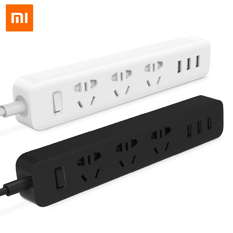 Удлинитель Xiaomi Power Strip с 3 USB портами на 2 а|xiaomi power strip socket|power socketoriginal xiaomi |
