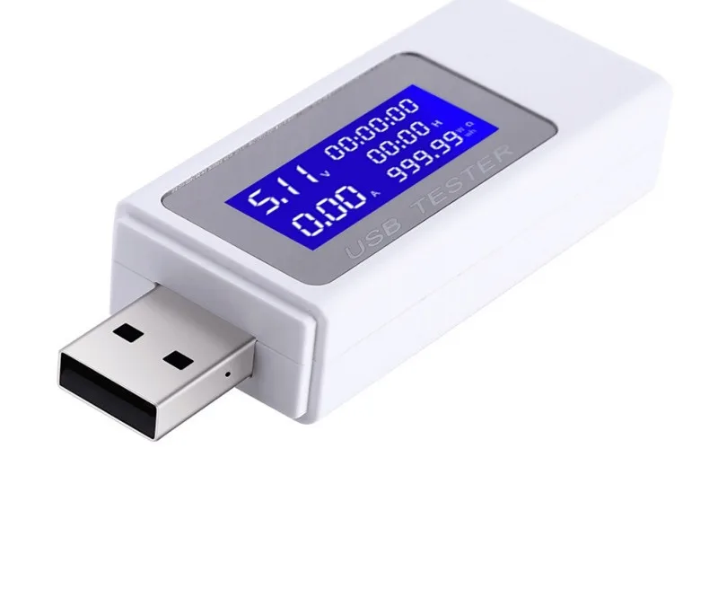 DC4-30V электрические мощность USB ёмкость Напряжение Тестер измеритель тока мониторы Вольтметр Амперметр 0-5A 0-99 часов 0-150 Вт