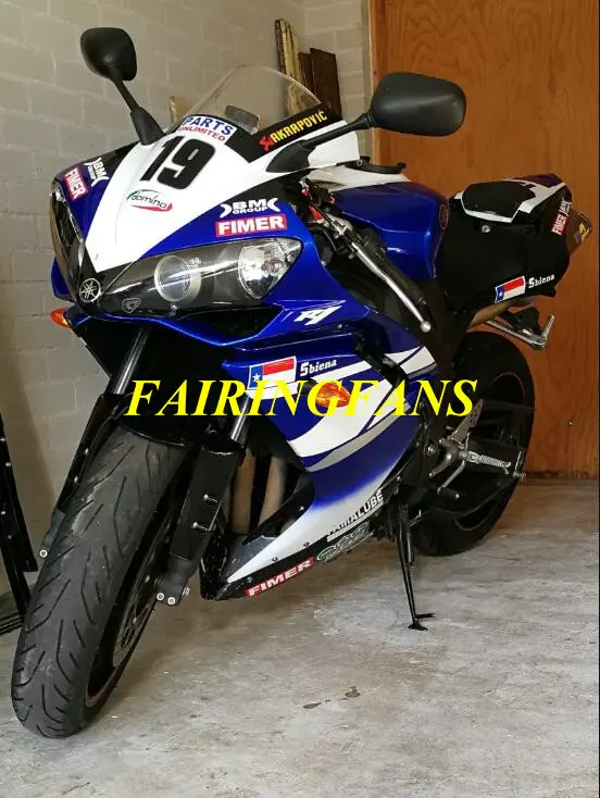 Полная крышка бака инжекционная форма обтекатель КУЗОВ комплект для YAMAHA YZFR1 07 08 YZF