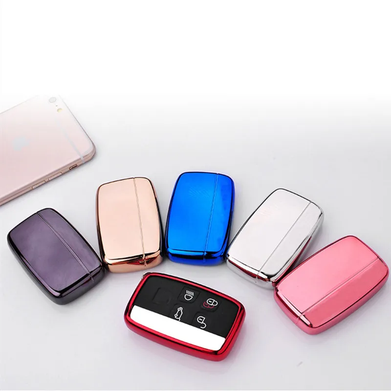 TPU Car Key Case Cover For Land Rover A9 Range Sport Evoque Freelander 2 Jaguar XE XJ XJL XF C-X16 V12 Guitar F X Type | Автомобили и