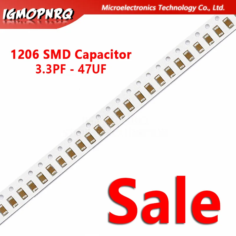100 шт. 10PF 47UF 1206 SMD 250V X7R ошибка 10% 10 мкФ 106K 0 1 47 2 22 керамический конденсатор 106 476K 104K