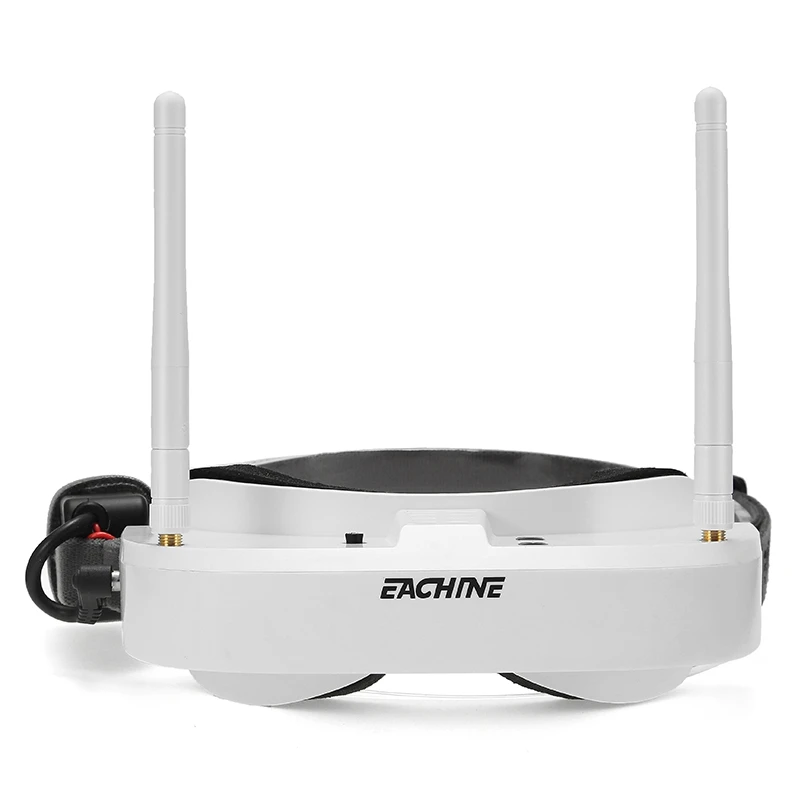 В наличии Eachine EV100 5 8G 72CH FPV гоночные очки VR гарнитура с 7 4 V 1000mAh аккумулятор черный