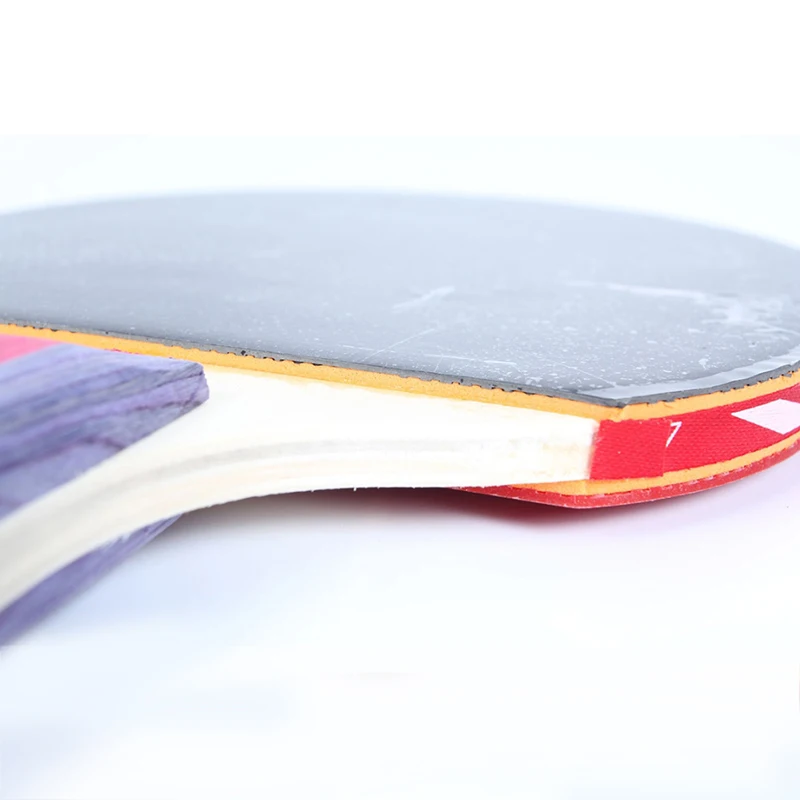 Ракетка для настольного тенниса ракетка прыщи из чистого дерева с прямым