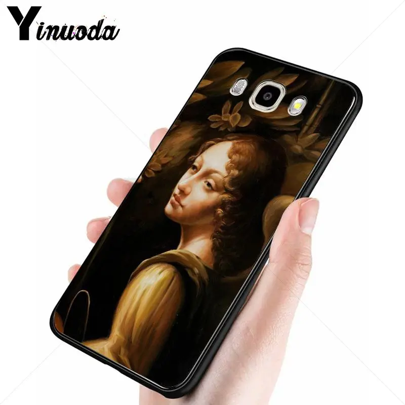 Чехол для телефона Yinuoda Leonardo da Vinci Mona Lisa Pat Cat Van Gogh Samsung Galaxy j6plus j7 prime j8 j2 j4plus 2018 |
