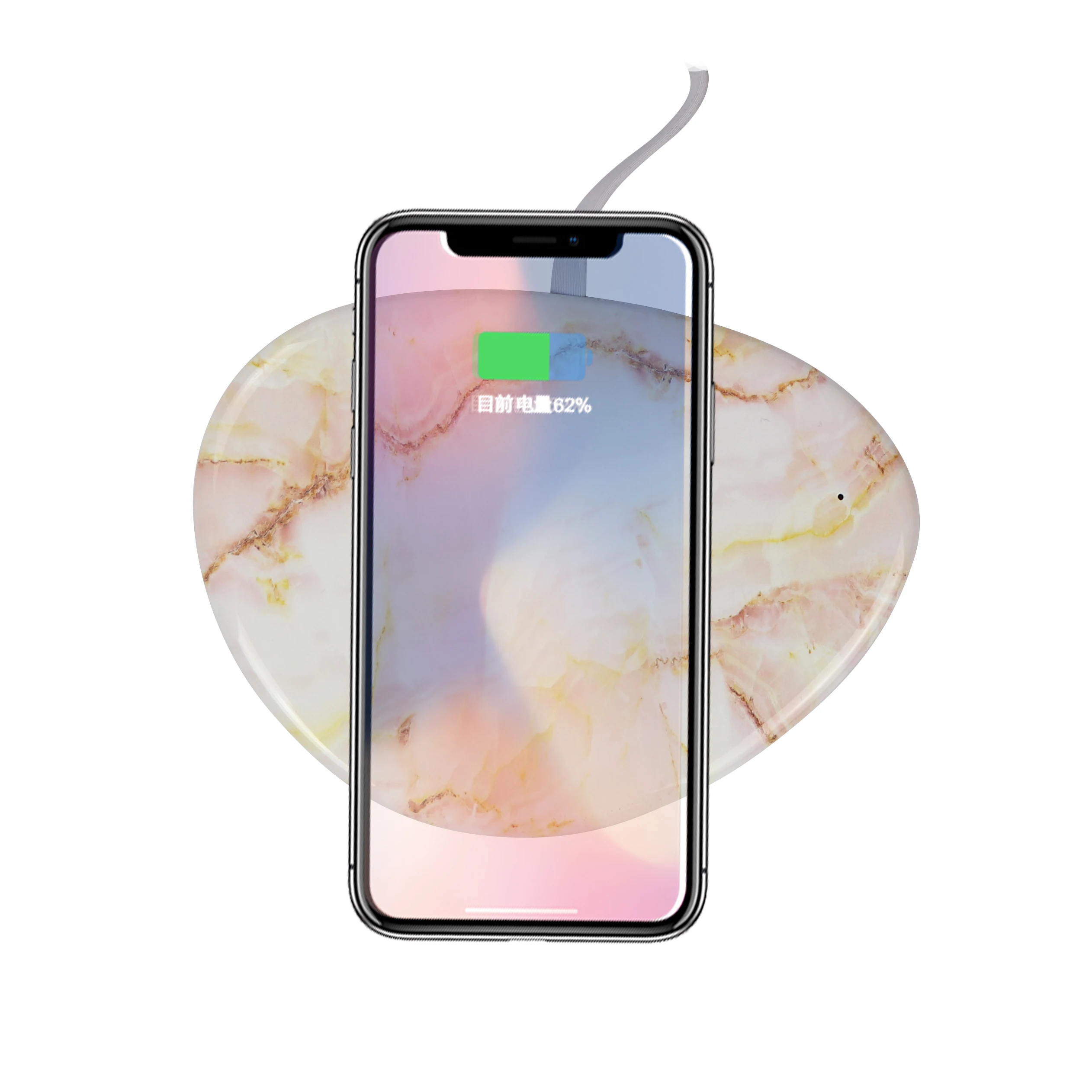 Lewoer Qi Беспроводное зарядное устройство для iPhone Xs Max X 8 10 Вт быстрая Беспроводная зарядная панель для samsung S10 S9 Xiaomi mi 9 mi X 3