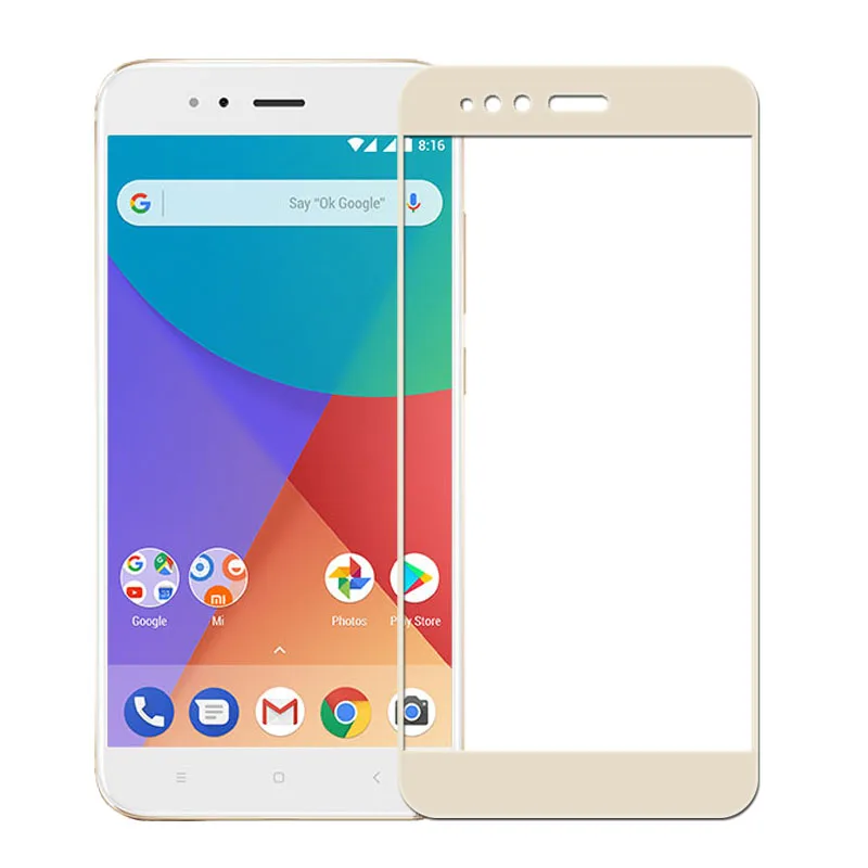 Для Xiaomi Mi a1 стекло закаленное Полное покрытие протектор экрана xiomi mia1