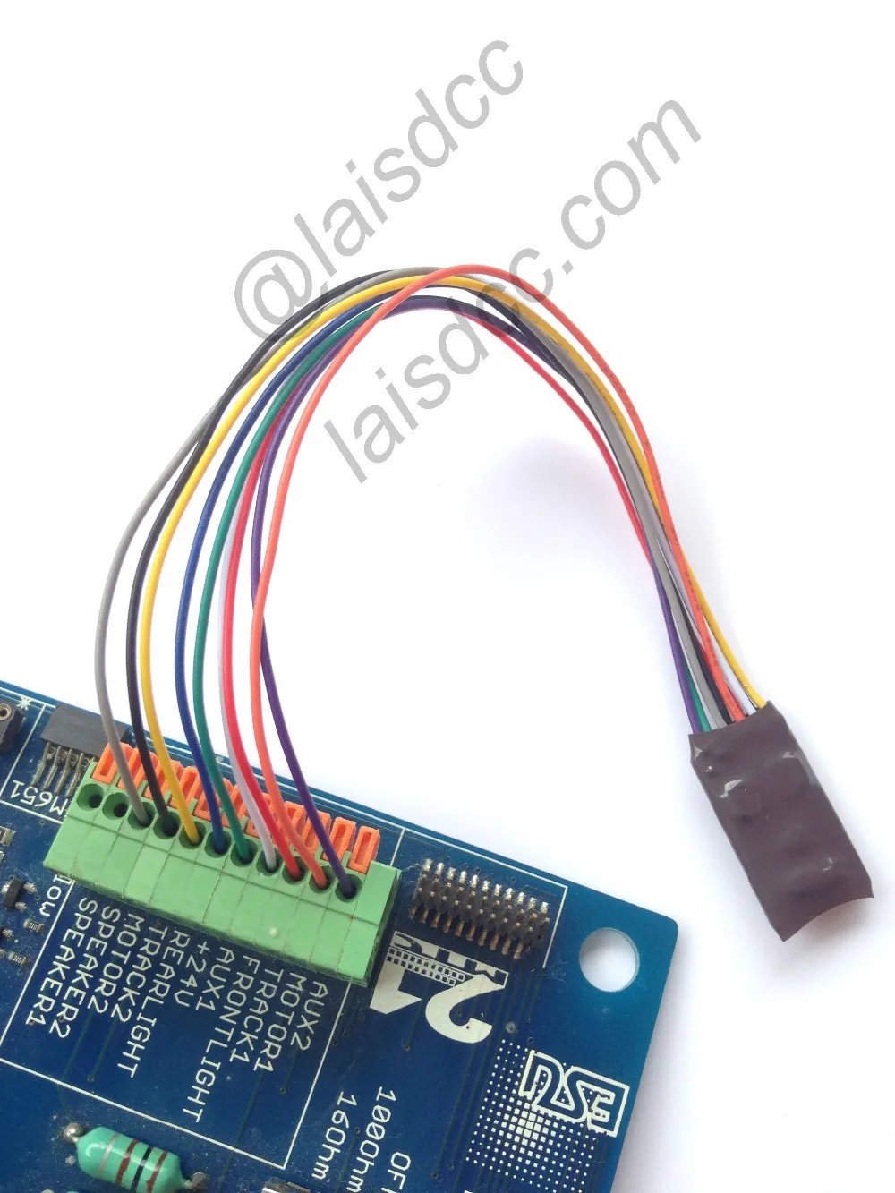 Decodificadores Dcc Loco para trenes modelo a escala HO, 4 Funciones, 9 cables, 860014/marca LaisDcc/Serie PanGu-1