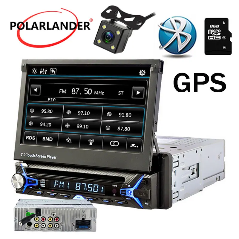HD gps навигация Мультимедиа Авторадио DVD/MP3/USB/SD карта 7 &quotMp5 радио Кассетный