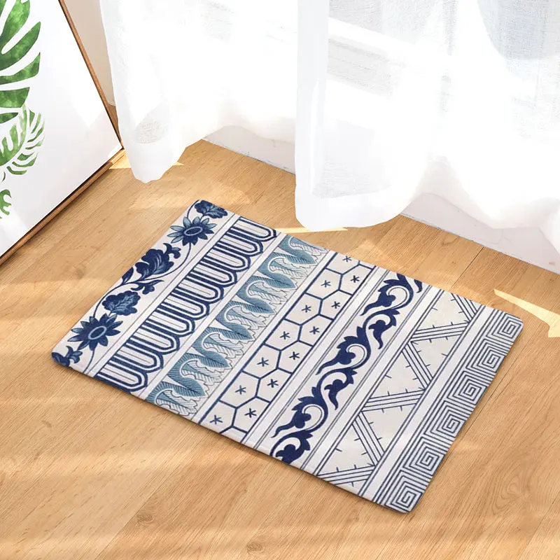 Monily Добро пожаловать Водонепроницаемый Открытый коврик Винтажные Цветы