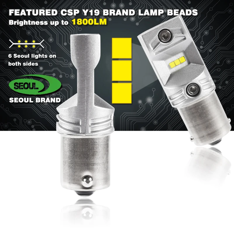 Gzkafolee сигнальная лампа BA15S led 1156 p21w S25 7506 фонари заднего хода Габаритные