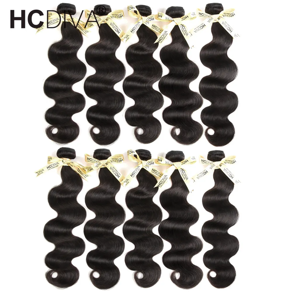 Бразильские волнистые пучки волос 100% Remy человеческие волосы 8 40 дюймов