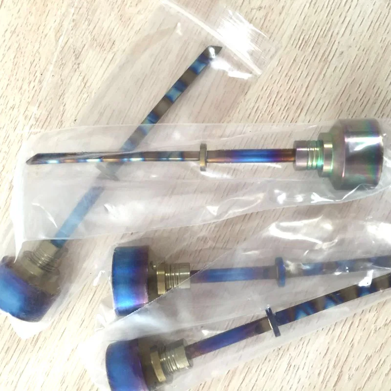 Domeless Titanium гвоздь Carb Cap Rainbow Ti dabber 14 мм 18 прямой меч carb колпачок для ножа Стиль Dab