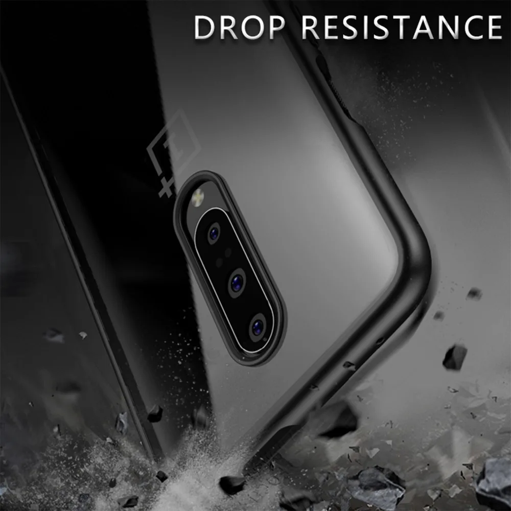 Oneplus 7 Pro Case Cover TPU + HD Transparent PC Phone Back for One Plus 7Pro Pro7 5G Protective |