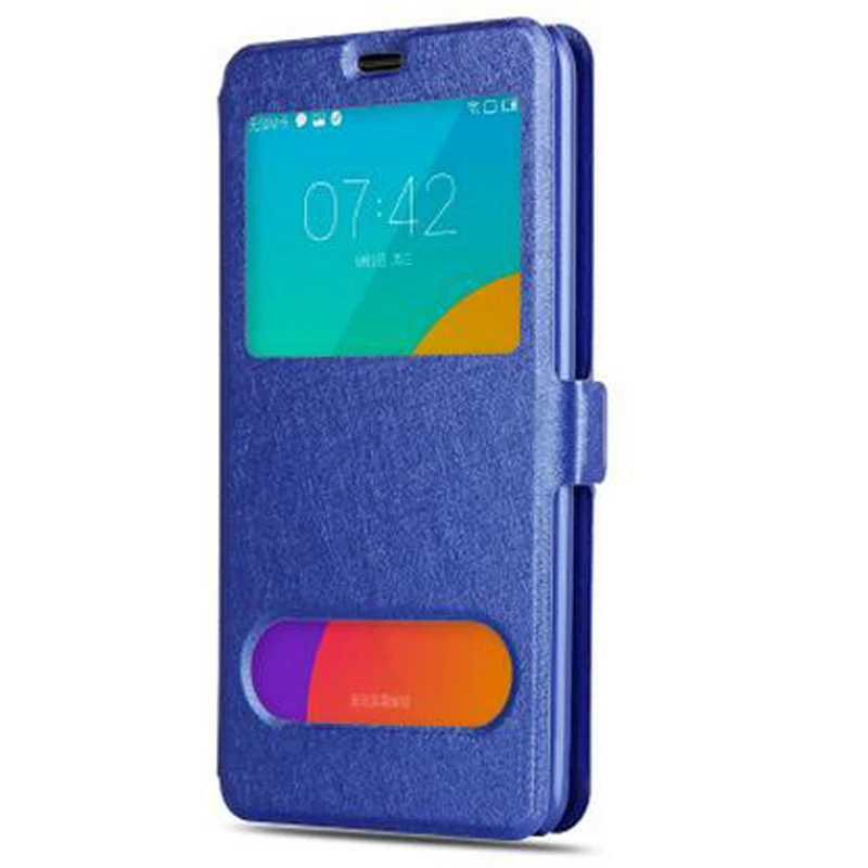Кожаный чехол-книжка с окошком для Samsung J5 2015 J500 | Мобильные телефоны и аксессуары