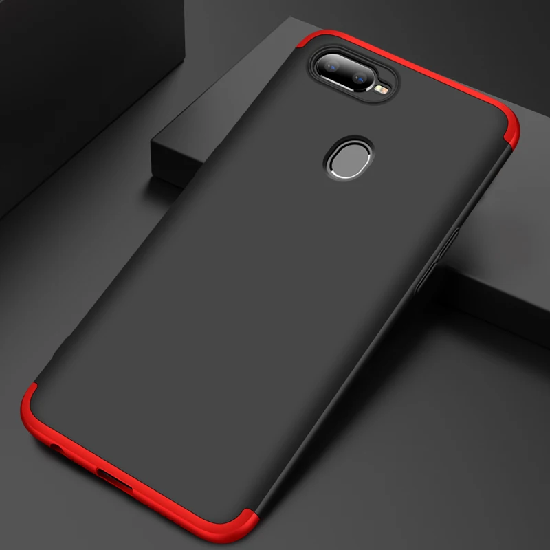 Для OPPO A7 AX7 чехол жесткий 3 в 1 полная защита ультра тонкий матовый Жесткий ПК