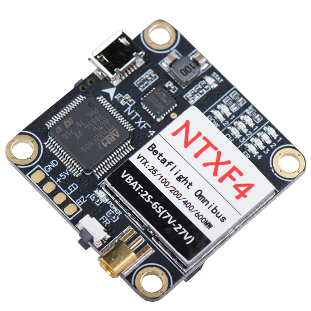 NTXF4-FC F4 Flight Control Integrated OSD 600MW 5.8G Power Adjustable Image Transfer | Игрушки и хобби