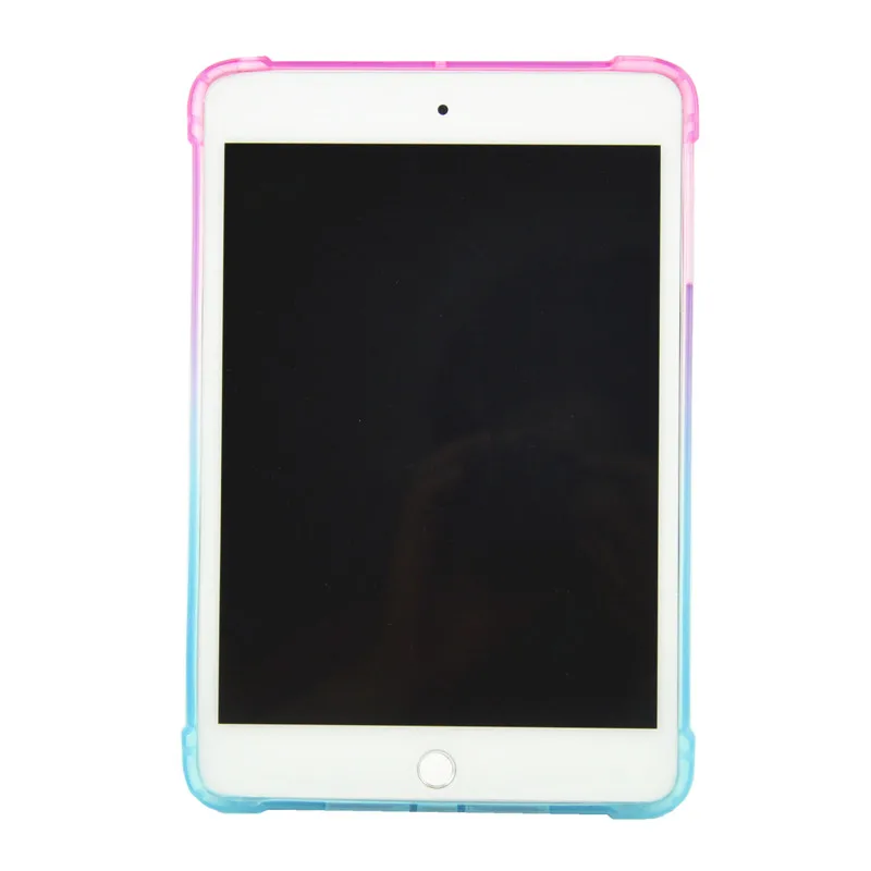 Силиконовый для iPad Mini 1 2 3 4 5 Чехол Мягкий ТПУ прозрачный защитный чехол для iPad 7,9 дюймов с подушками безопасности