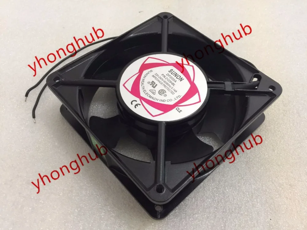 Кулер для сервера SUNON DP200A P/N 2123XSL AC 240V 0.14A 120x120x38 мм|square fan|sunon dp200aserver fan |