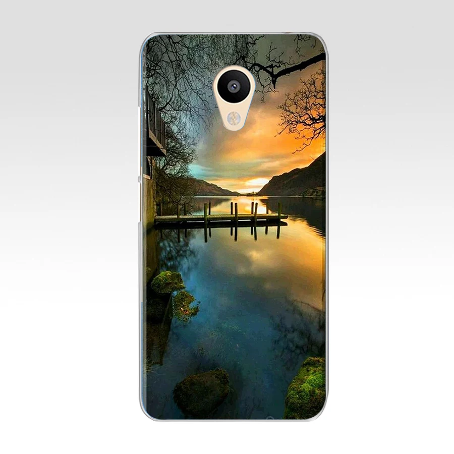 Жесткий чехол 162DD Mountains Bamboo Sea Deer Cat Nature View для Meizu M2 M3S M3 M5S Mini note M5 M6 U10 U20|Бамперы| |