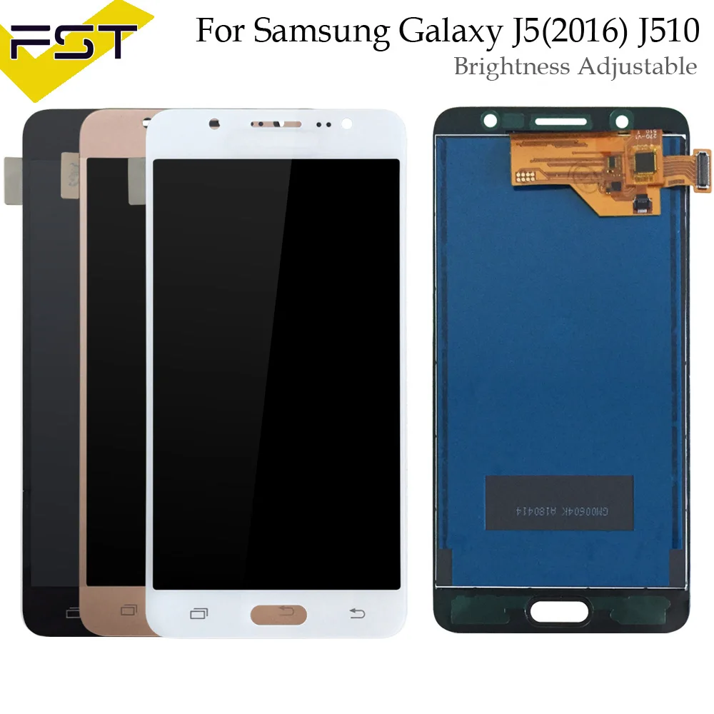 Регулировка яркости для Samsung Galaxy J5 2016 SM-J510F J510FN J510M J510Y J510G J510 ЖК-дисплей кодирующий