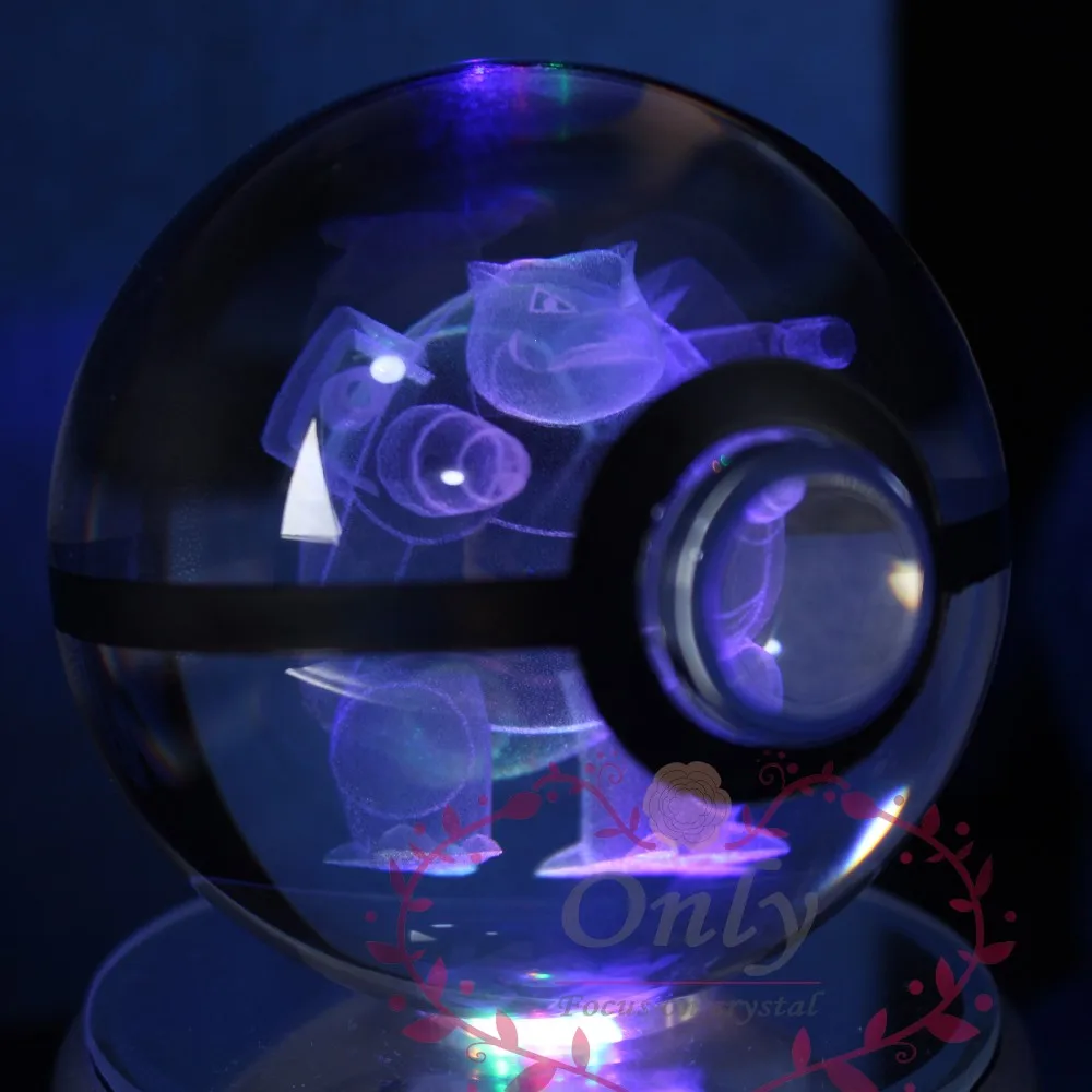 Дизайн, тренер Pokemon Go, Хрустальное стекло, 3D лазерный магический шар для детей, подарки