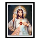 Квадратная дрель DIY Алмазная картина вышивка крестиком 5D Бриллиантовая вышивка, религиозная картина с изображением Иисуса домашний декор VS478