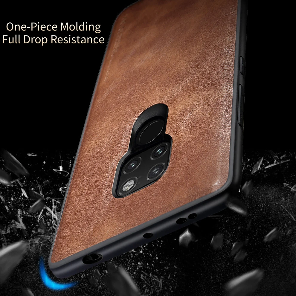 Кожаный чехол X Level для Huawei Mate 20 Pro оригинальный мягкий Силиконовый противоударный