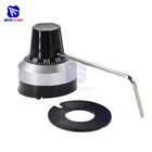 Ручка потенциометра с блокировкой, Прецизионная циферблат, 10 витков, регулируемая, 4 мм, 6 мм, 6,35 мм в диаметре. Крышка поворотного потенциометра WXD3-13 3590S