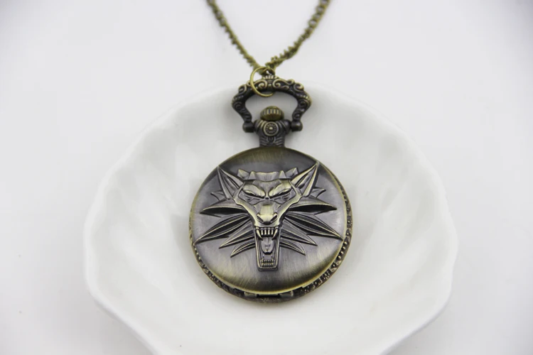 Ожерелье с подвеской ZRM для мужчин и женщин винтажное ожерелье в виде карманных