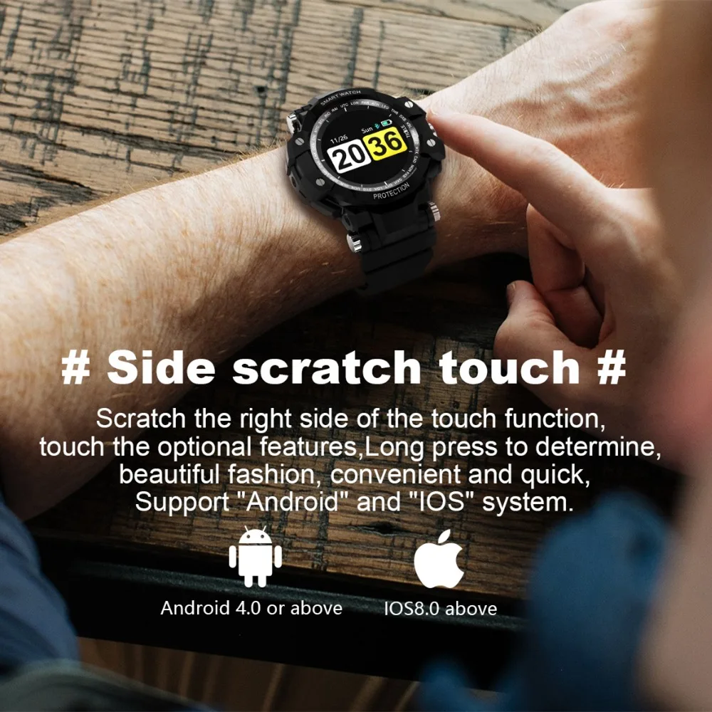 Артериального давления smart watch GW68 для IPhone huawei xiaomi samsung спортивные smartwatch С