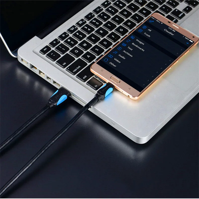 Vention USB Type C кабель для Oneplus 5 UBS быстрой синхронизации данных Samsung Note 8/S8 Nexus