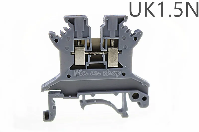 25 шт./лот UK 1.5N Din Rail Универсальные клеммные колодки винтового типа|terminal block screw|terminal