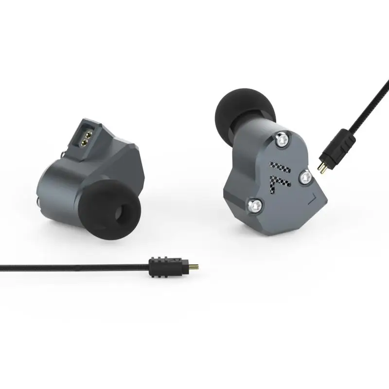 Новейшая гибридная технология Revonext QT2 2DD + 1BA наушники HIFI Bass Monito для бега