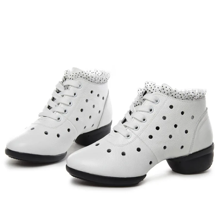 Женская обувь с квадратным каблуком Новинка Обувь для бальных танцев на плоской