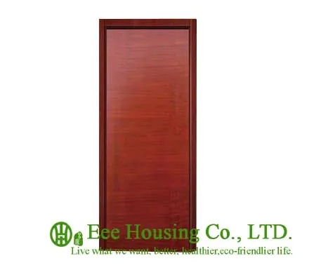 

40mm thickness White Timber veneer door for apartment, Swing type door, inward & outward opening entry door, MDF Timber door