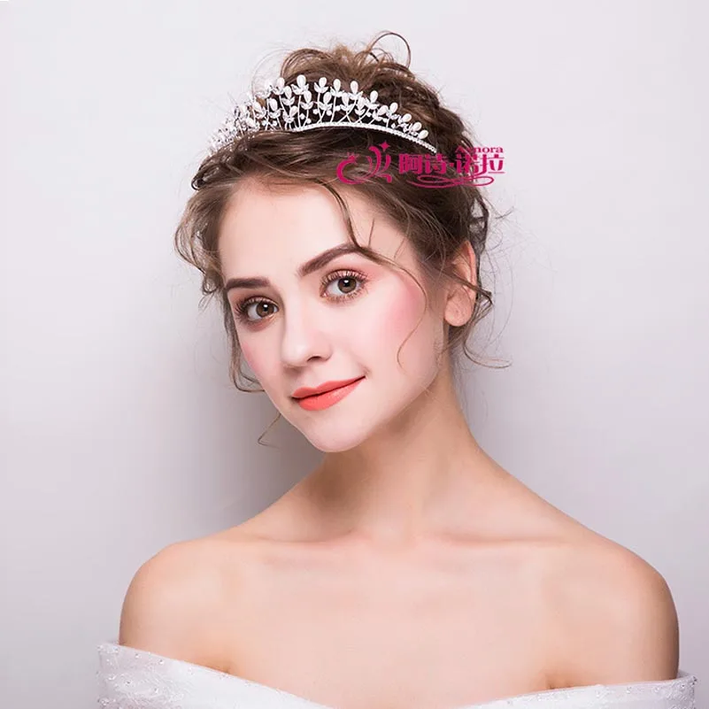 Red Trees Brand High Quality Luxury AAA Cubic Zirconia Wedding Crown Tiaras Jewelry Fashion Bridal Hair Accessories Headpiece | Украшения и
