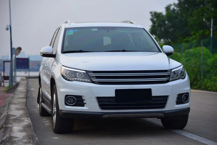Автомобильный Стайлинг для Tiguan головной светильник 2009~ 2012/2013~ Tiguan светодиодный головной светильник светодиодный DRL Bi Xenon объектив головной светильник дальнего ближнего света для парковки