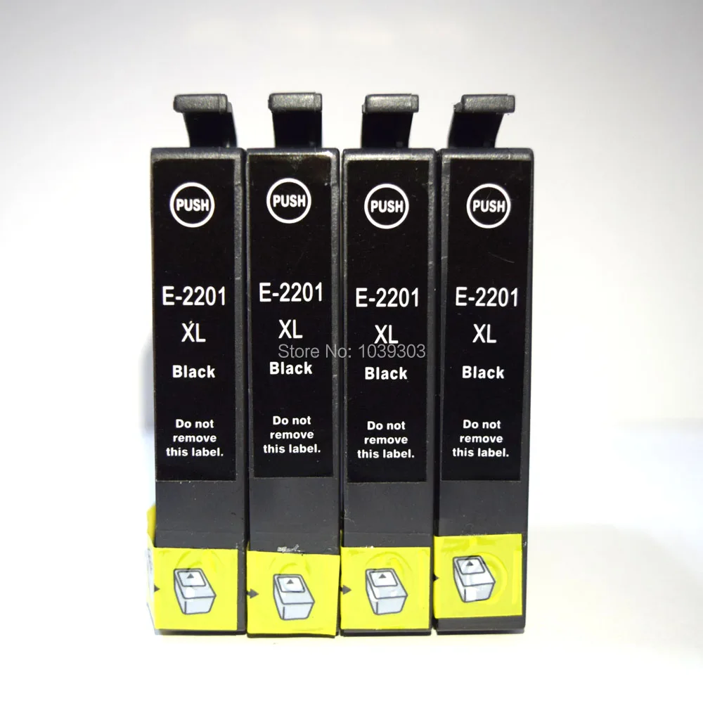 Чернильный картридж 4 blak T220XL BK 220 XL совместим с Epson|ink cartridge|compatible ink cartridgeprinter |