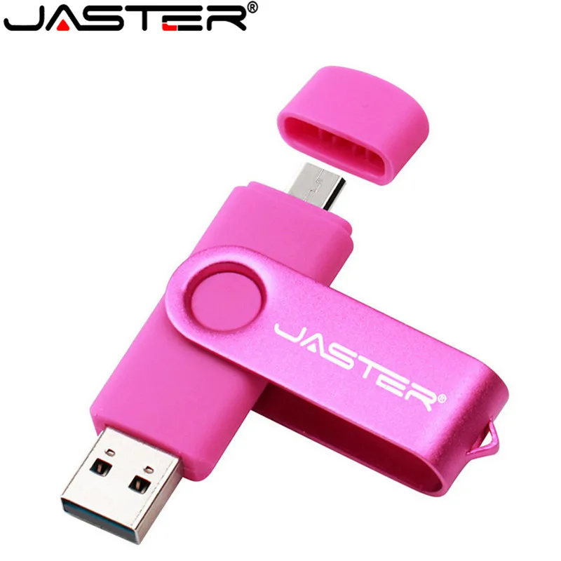 USB флеш накопитель JASTER OTG для смартфона Android 64 Гб металлический usb 2 0 карта памяти|USB