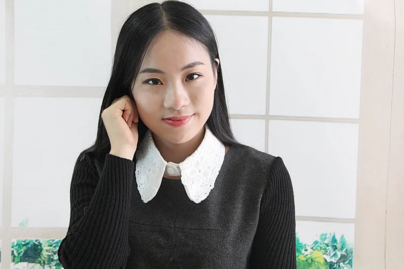 Рубашка со съемным лацканом оптовая продажа универсальная белая и черная