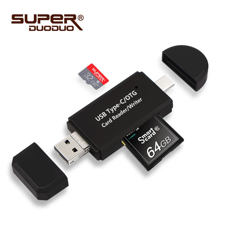 USB 2 0 SD/TF OTG кардридер Micro SD адаптер Type C карта памяти Адаптер для C/Android/PC