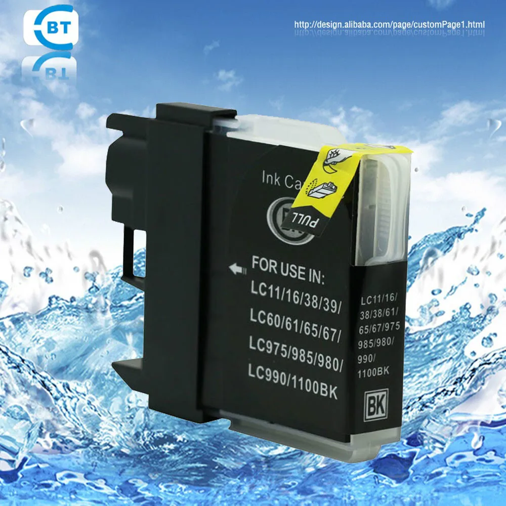 4PK совместимый с brother lc61 чернильный картридж для фотографий/165C/185C/6690CN/6690CW