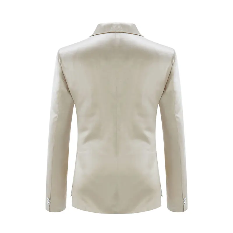 YUNCLOS мужской костюм с пайетками вечерние платья 2 шт. Шаль Воротник Slim Fit костюм роскошный алмаз Свадебная вечеринка мужские костюмы