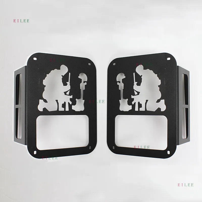 2 шт. бесплатная доставка черные металлические задние предохранители на фары