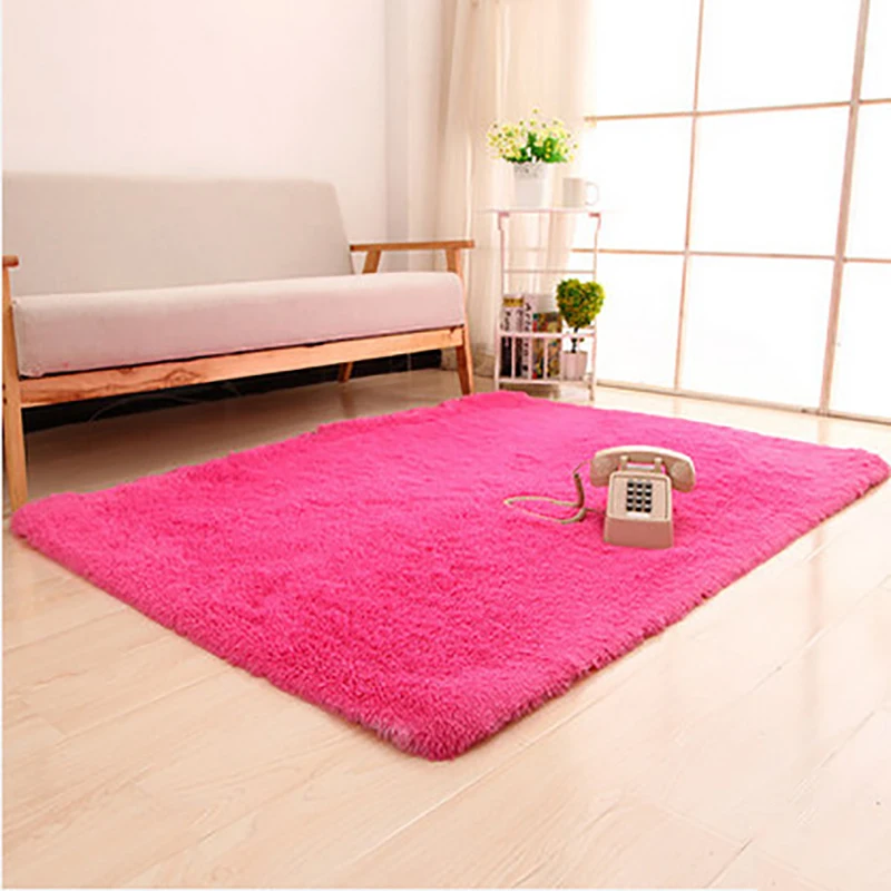 Zeegle Shaggy Carpets For Living Room European Home Warm Plush Floor Rugs Fluffy Mats Kids Bedroom | Дом и сад